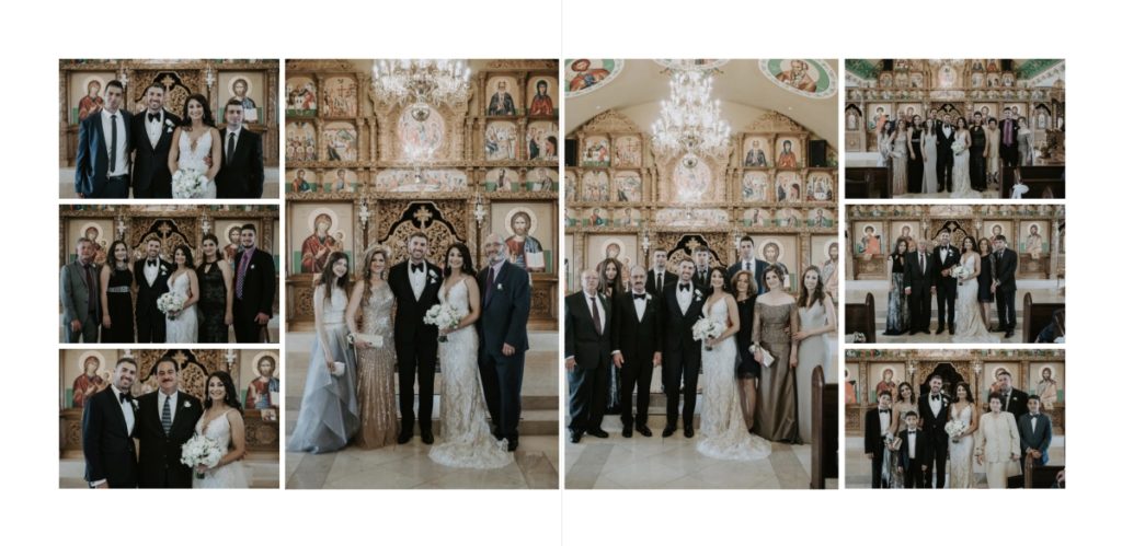 church family photo wedding
